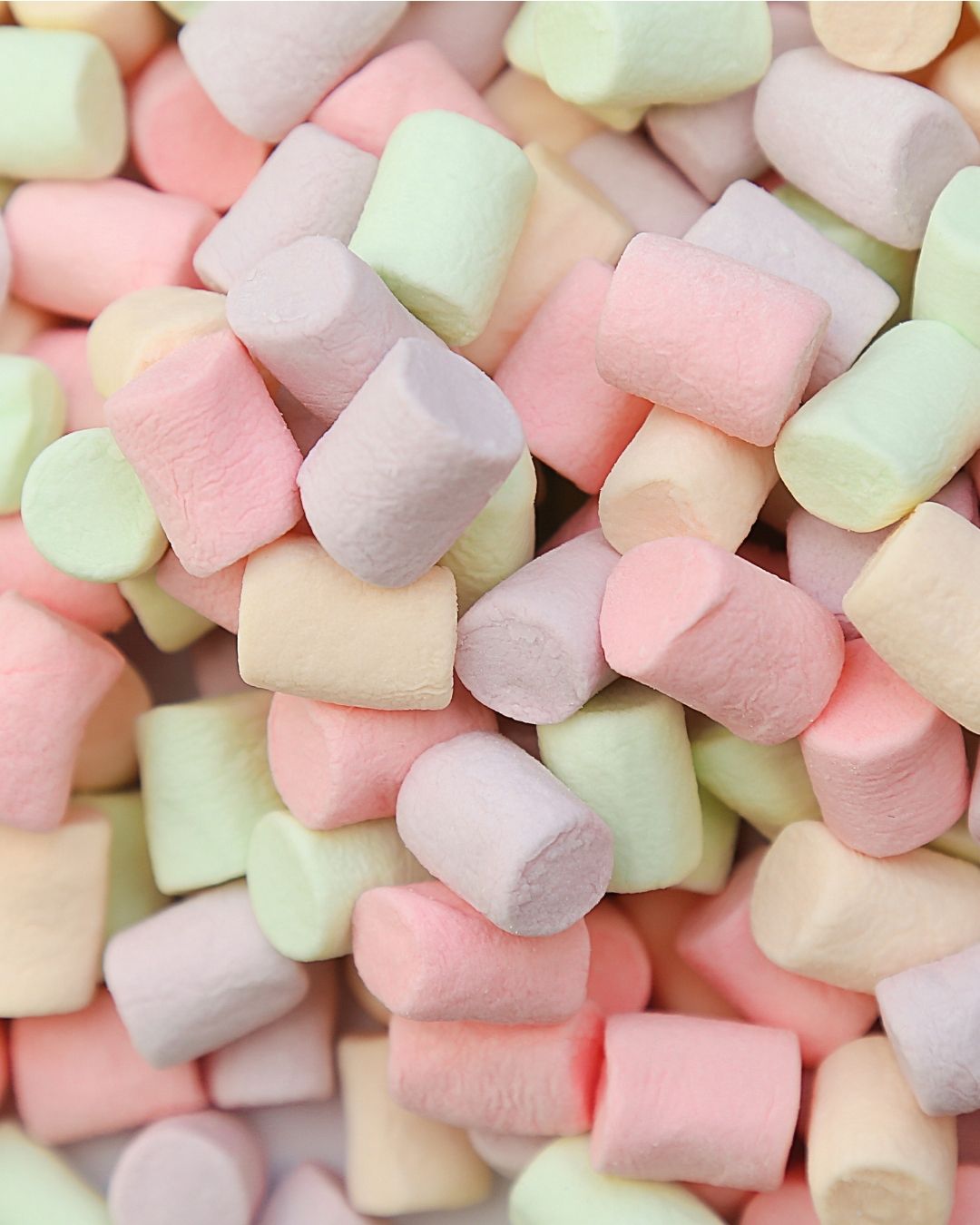 mini pastel marshmallows in a pile